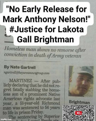 Justice For Lakota Gall Brightman 
