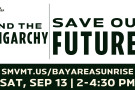 End the Oligarchy, Save Our Futures Flyer