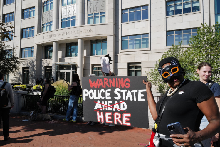 WASHINGTON (09-11) – Members from “For Liberation And Resistance Everywhere” (FLARE) an activist group, and Remember Your Oath, a veteran...