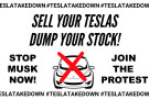 Tesla dealership - sidewalk protest out in front
750 E. El Camino Real
Sunnyvale, CA 94087