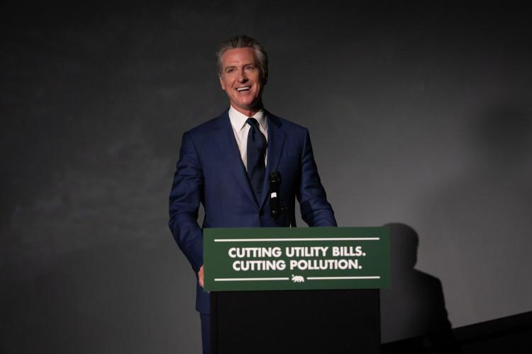 Gov. Gavin Newsom at bill signing. Governor's Office photo