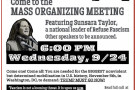 Mass Organizing Meeting