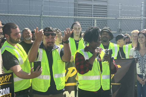 San Francisco Amazon Workers Rally For A Contract & Union Rights