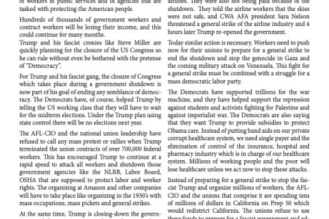 The Trump fascist shutdown will be used to move toward martial law and the institution of military occupation of Cities opposed to his fa...