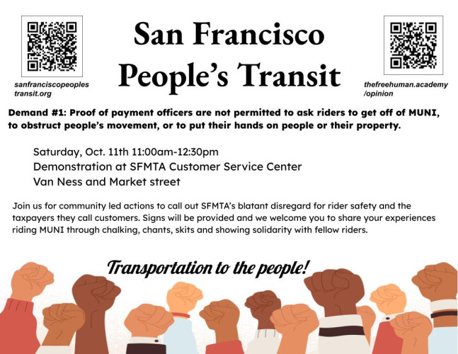 Poster for 10/11 Demonstration