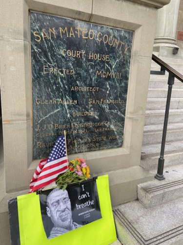 Photos of commemoration at San Mateo County Courthouse 