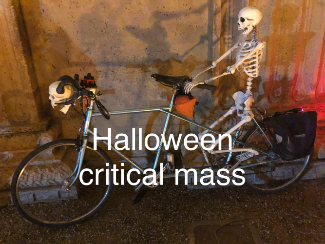 Gather at Justin Herman Plaza near Embarcadero BART - foot of Market Street by the Ferry Building and then ride through the streets