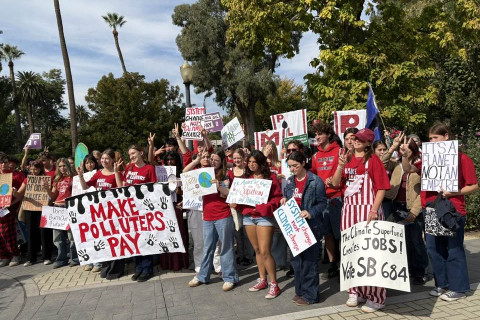 Group photo of McClatchy High students