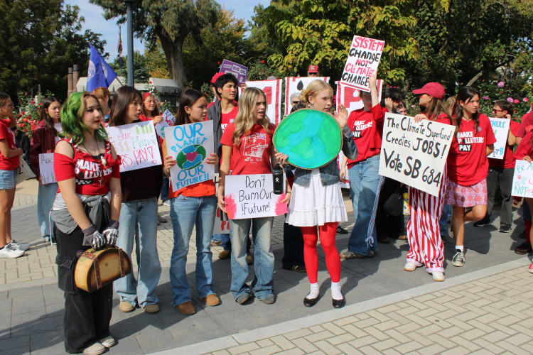 McClatchy High students rallying for Make Polluters Pay