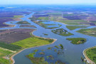 Aerial photo of the Delta