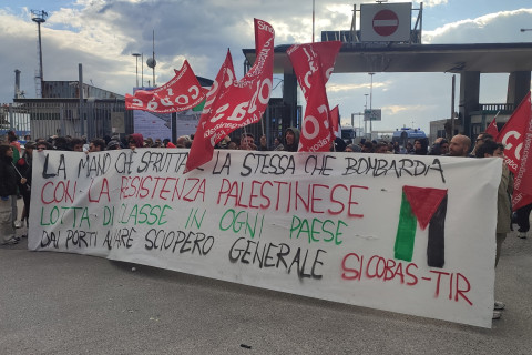 Italian Union Si Cobas To Join 11/28/25 Gen Strike For Palestine