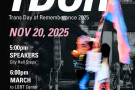 Flyer for TDoR