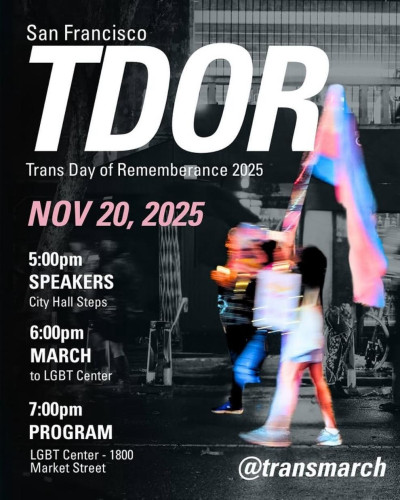 Thursday 11/20: Transgender Day of Remembrance, San Francisco