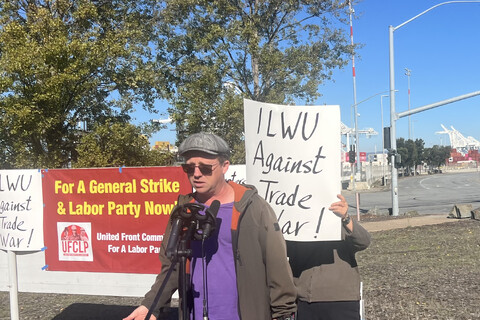 ILWU Local 10 Longshore Worker Joel Schor Spoke About Attacks By Trump