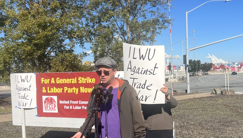 ILWU Local 10 Longshore Worker Joel Schor Spoke About Attacks By Trump