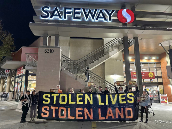 Activists Hold “No Thanks” Protest