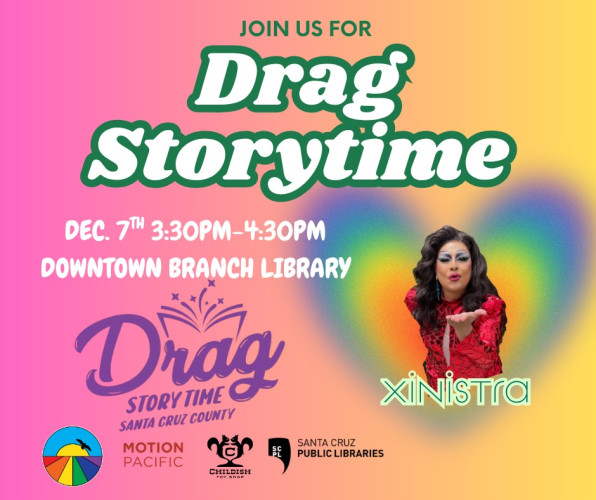 Community Room, Downtown Branch Library, 224 Church St., Santa Cruz