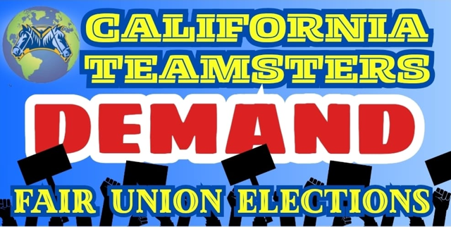 California Teamsters are rallying at the California Attorney General Rob Bonta office on December 14, 2025 to demand that he shutdown the...