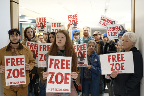 Zoe Rosenberg, 23, is jailed in Sonoma County for rescuing suffering chickens from a Perdue slaughterhouse