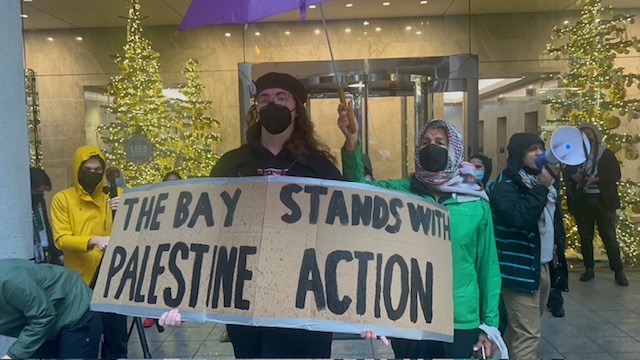 Action At UK Consulate In Solidarity With UK Palestine Hunger Strikers