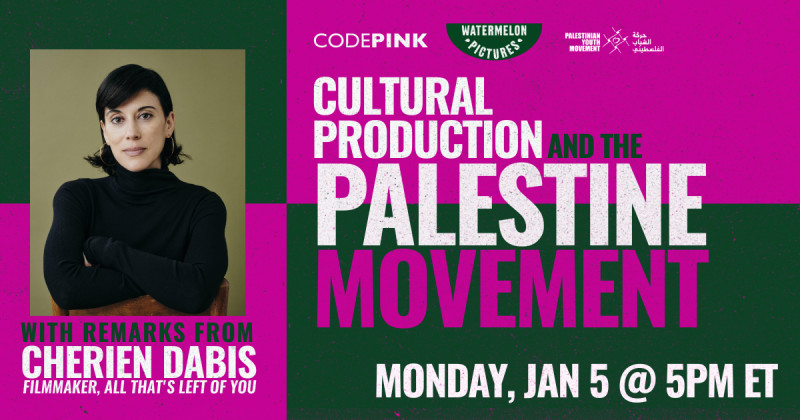 Zoom
https://www.codepink.org/wp105