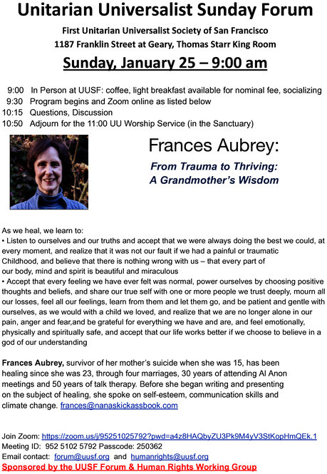 Frances Aubrey: From Trauma to Thriving: A Grandmother’s Wisdom