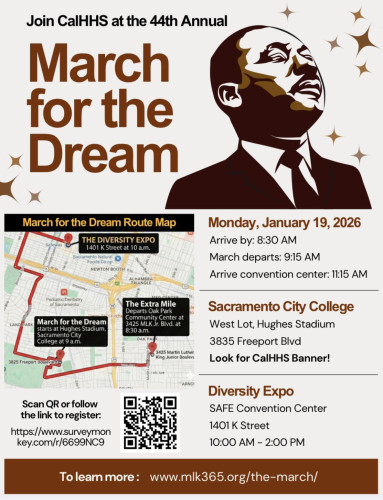 Starting Points:
Oak Park Community Center (Extra Mile - 8:00 AM):
3425 Martin Luther King Jr Blvd, Sacramento, CA 95817
Parking availabl...