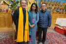 Contra Costa County Supervisor Gioia, Ms. Oo and Tenzin Sherab, Executive Director of Sera Jey Buddhist Monastery 