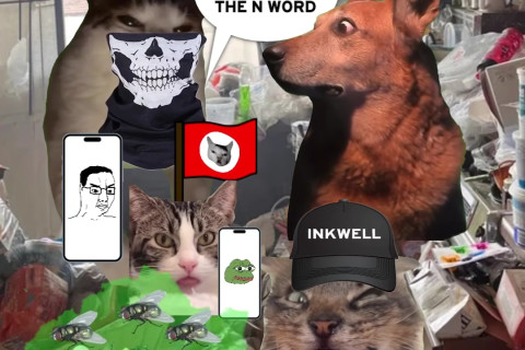 The post is not from the members of B/C, but shows their attitudes