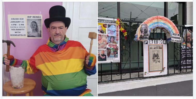 Crush ICE at Castro Memorial Corner