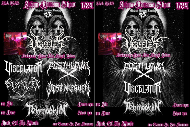 Before and After flyer for January 24, 2026 show