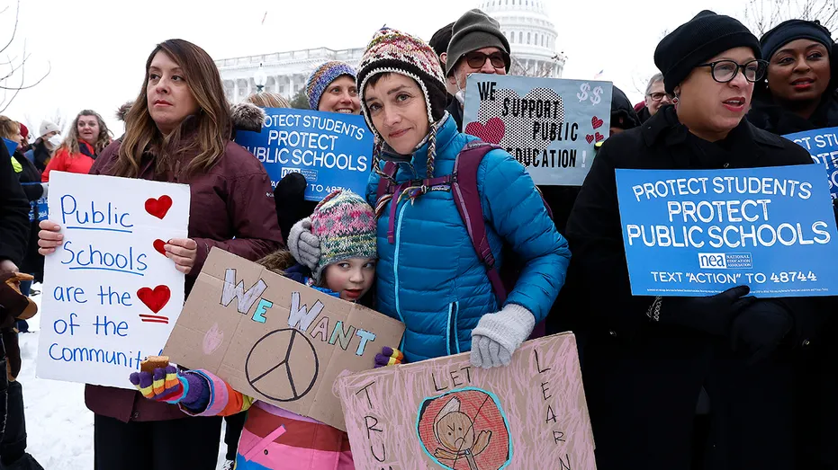 Teachers Rally Against ICE In Minneapolis