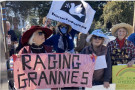 Veterans for Peace Chapter 69 have regular demos in San Francisco. Stop the VA healthcare budget cuts...stop ICE! This was their first at...