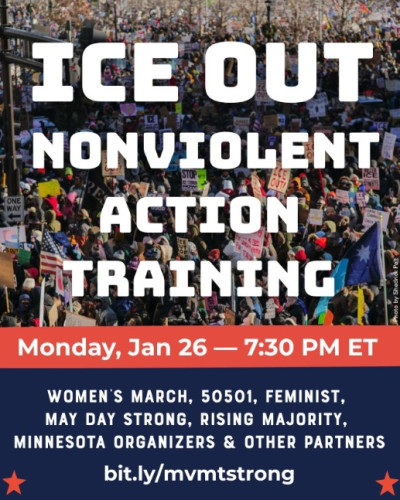 #ICEOut: Join an online coordinated and interactive training to establish what Nonviolent Direct Action means and looks like in practice.