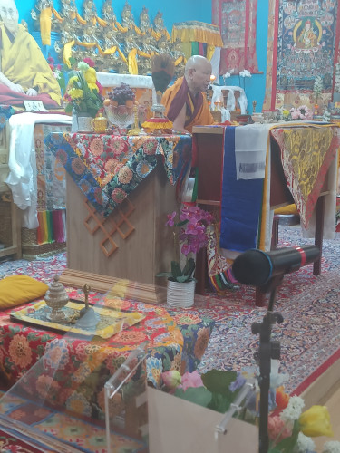 Jhado Rinpoche came to the Sera Jey Tibetan Buddhist Monastery In El Cerrito, CA. USA to give teaching and the empowerments of Guhyasamaj...