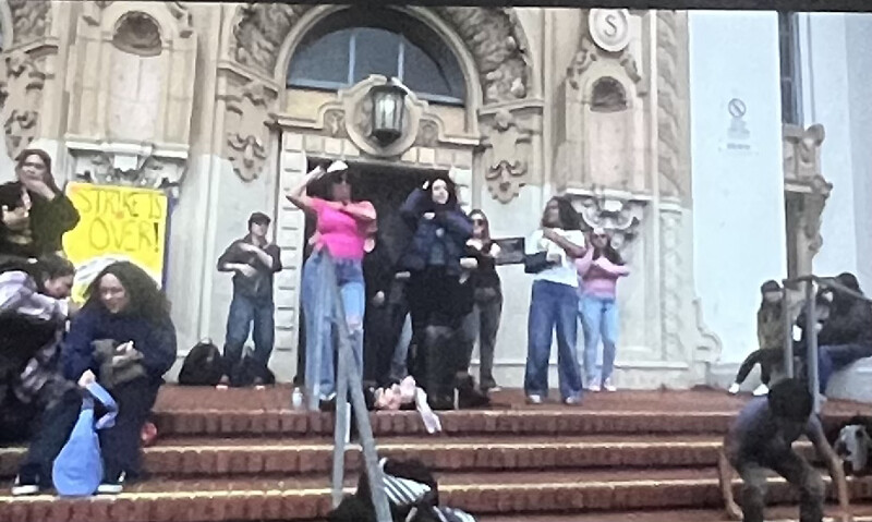 Teachers Dancing At Mission High After Strike Victory