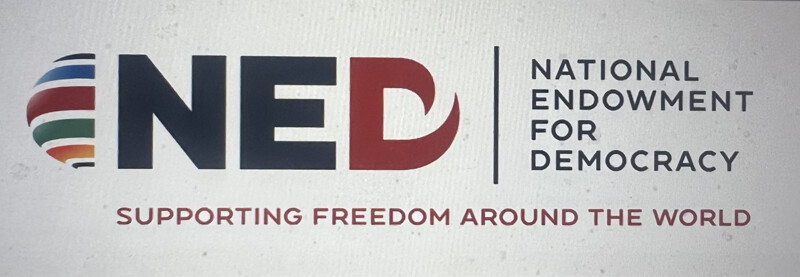 The AFL-CIO Supports the pro-imperialist agenda of the NED which has now been refunded by Trump