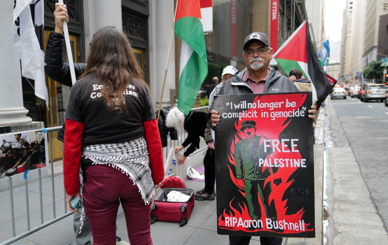 Aaron Bushnell Memorial Calls for “US and Israel Out of Palestine”