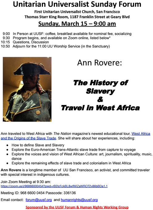 1187 Franklin Street, San Francisco, 94109
or Zoom:
https://zoom.us/j/96866000454?pwd=rB2lcFckBL8wfWIZaWROT2v86bBDa1.1
Meeting ID: 968 66...