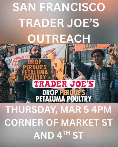 Thursday 3/5: San Francisco: Trader Joe's Outreach