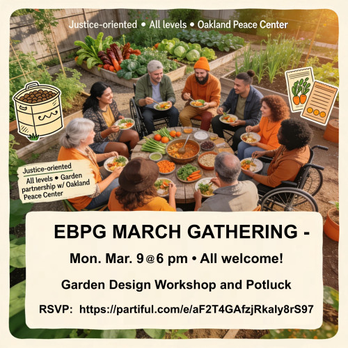  Oakland Peace Center – Grace Room 469 Jean St, Oakland, CA 94610