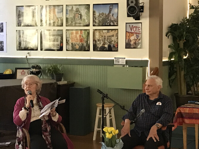 James Lerager interviewed at the opening by Joanna Foley