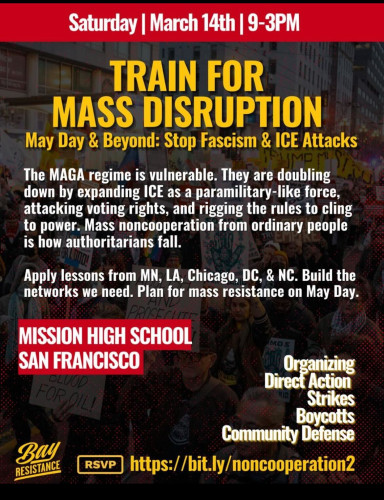 3/14 Meeting Conference To Plan For May Day & Fight Against Fascism