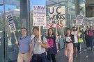 Workers Protested At UCSF Mission Bay