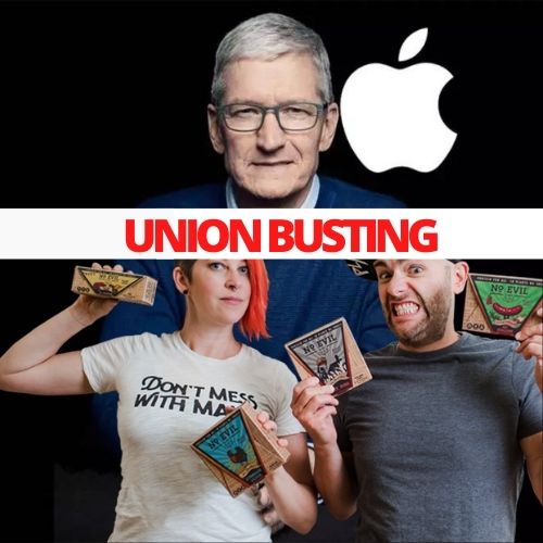 Apple Union Buster Tim Cook Is A Major Union Buster