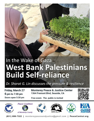 Friday 3/27: Seaside: West Bank Palestinians Build Self-reliance