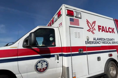 Falck ambulances are sometimes slow to arrive on the scene, and the Fire Trucks have to wait around until they appear.