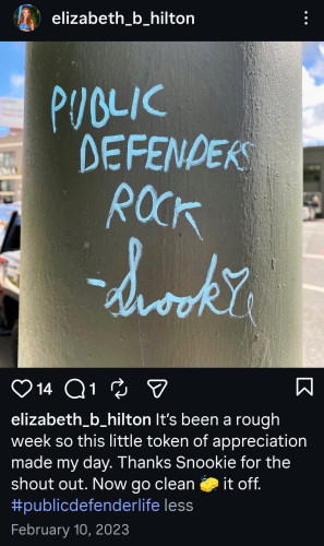 One Of Many Public Defenders Who Appreciate My Work!!!