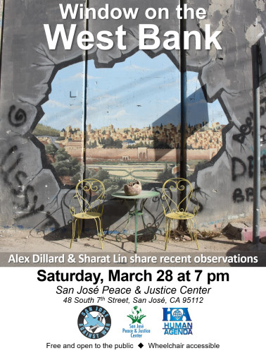 Flyer for Window on the West Bank