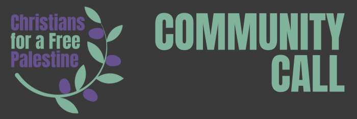 Online
https://christiansforafreepalestine.com/events/aprilcall